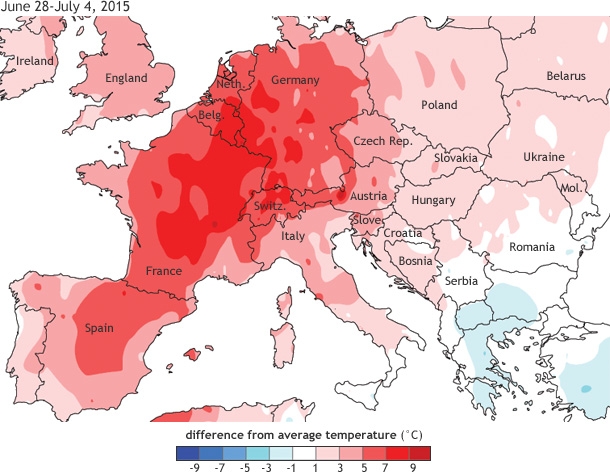 2015 France Heat Wave
